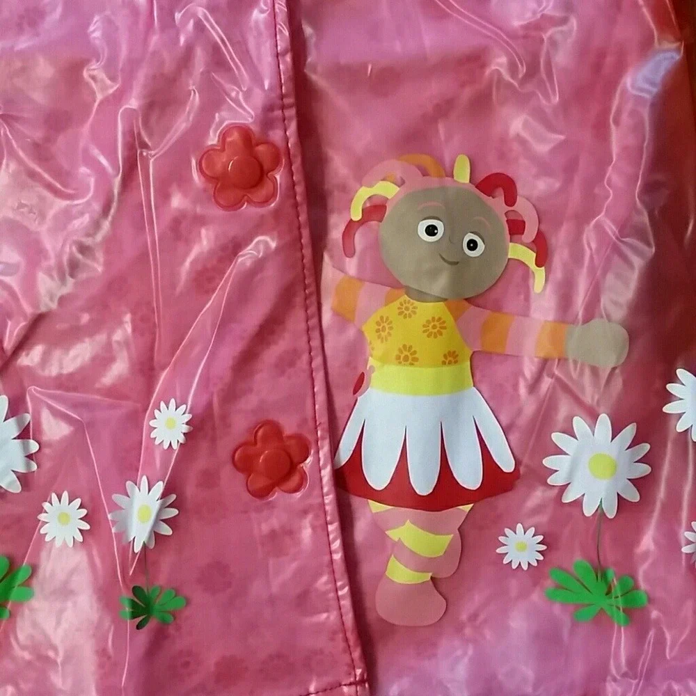 Upsy Daisy In the Night‎ Garden Girls Pink Raincoat Size 3-4